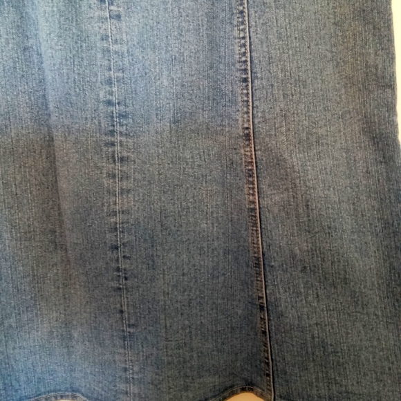 CAbi Aline Faded Wash Denim Skirt - Picture 7 of 15